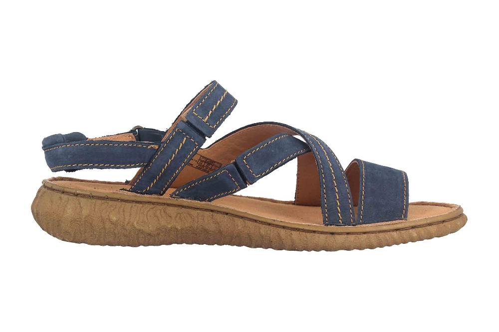 Josef Seibel Ronja 05 Sandalen In Übergrößen Blau 95205-616-530 Große Damenschuhe
