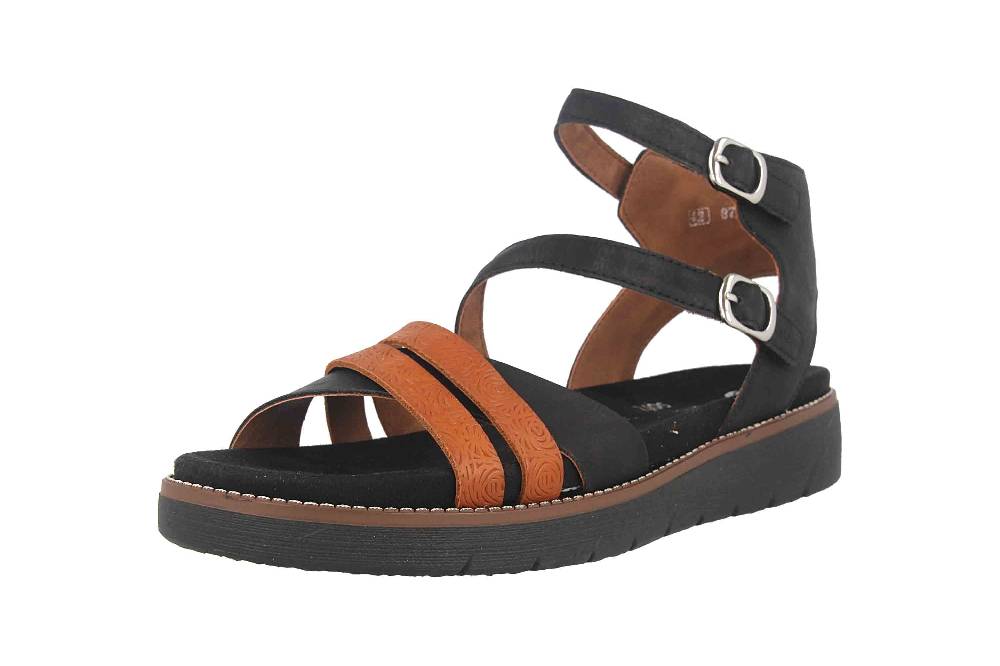 Josef Seibel Ronja 05 Sandalen In Übergrößen Braun 95205-616-350 Große Damenschuhe