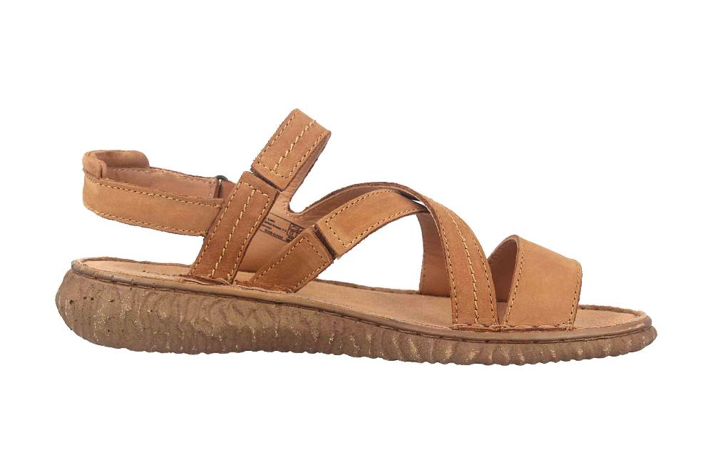 Josef Seibel Ronja 05 Sandalen In Übergrößen Braun 95205-616-350 Große Damenschuhe