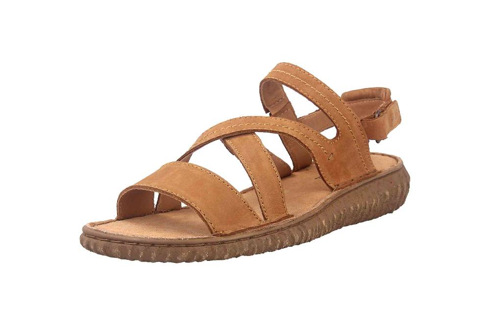 Josef Seibel Ronja 05 Sandalen In Übergrößen Braun 95205-616-350 Große Damenschuhe