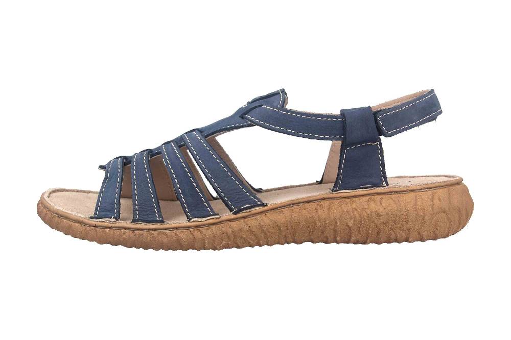 Josef Seibel Ronja 07 Sandalen in Übergrößen Blau 95207-616-530 große Damenschuhe