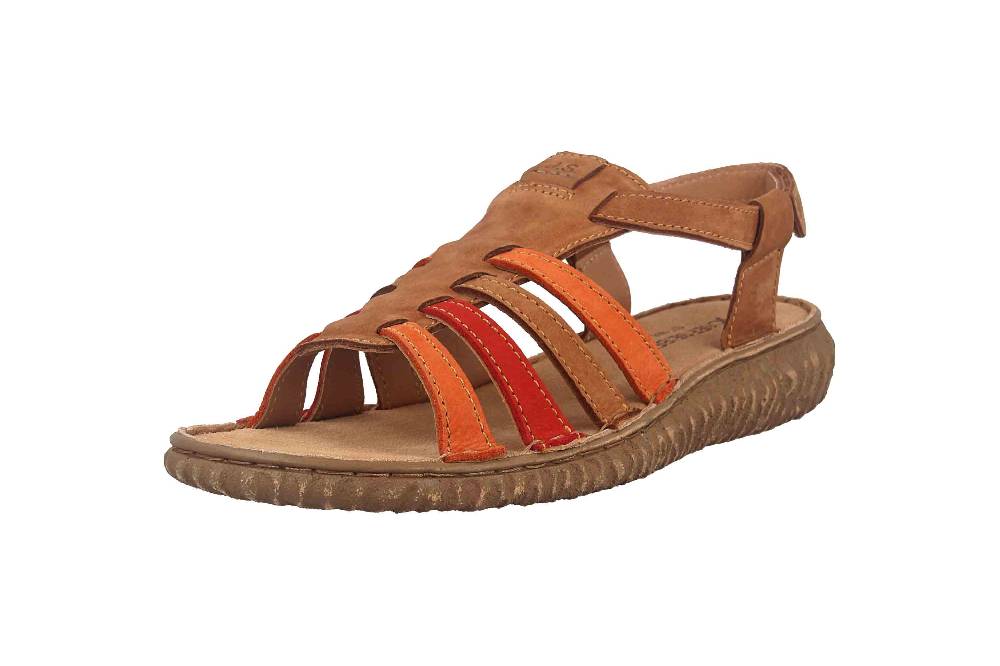Josef Seibel Ronja 07 Sandalen In Übergrößen Mehrfarbig 95207-616-352 Große Damenschuhe