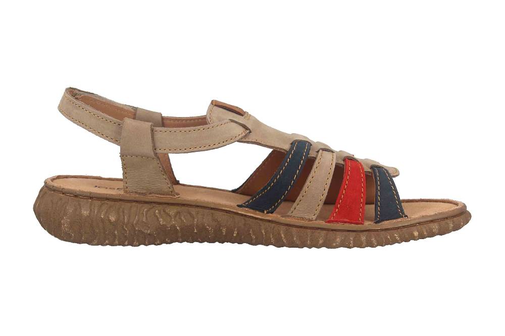 Josef Seibel Ronja 07 Sandalen In Übergrößen Mehrfarbig 95207-616-252 Große Damenschuhe