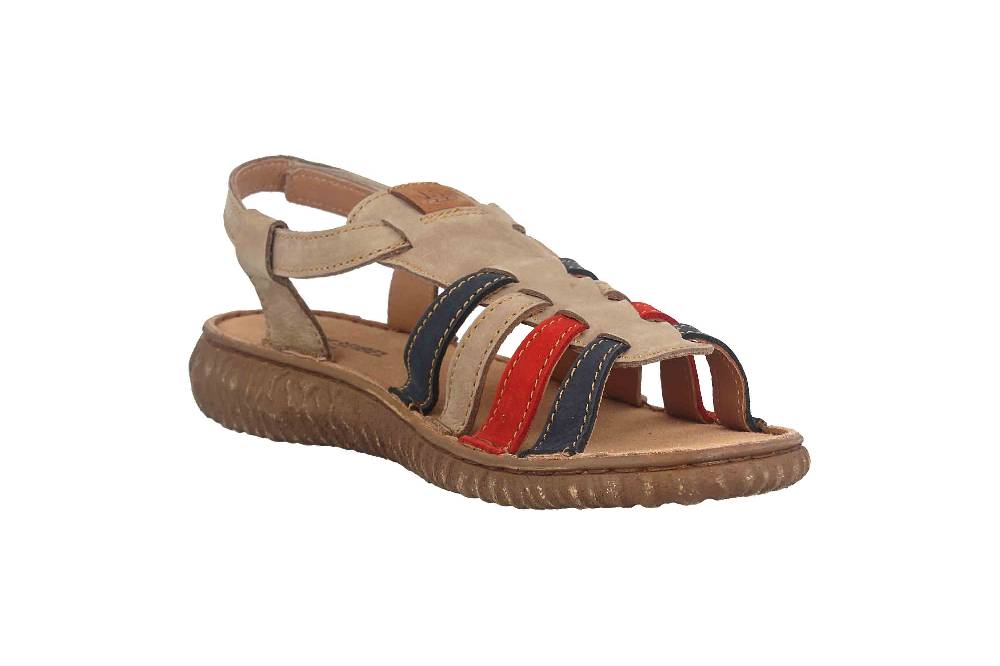 Josef Seibel Ronja 07 Sandalen In Übergrößen Mehrfarbig 95207-616-252 Große Damenschuhe