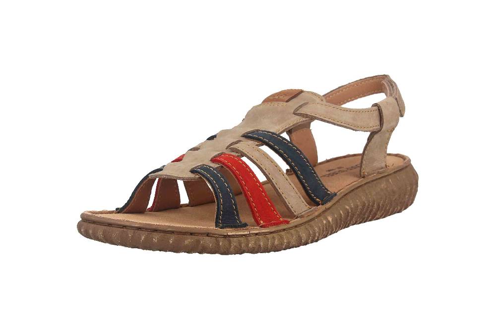 Josef Seibel Ronja 07 Sandalen In Übergrößen Mehrfarbig 95207-616-252 Große Damenschuhe