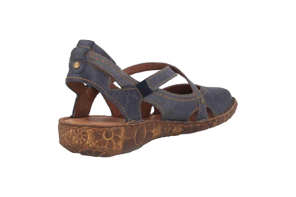 Josef Seibel Rosalie 13 Sandalen In Übergrößen Blau 79513 95 530 Große Damenschuhe