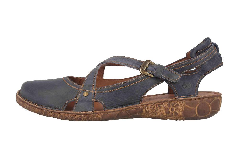 Josef Seibel Rosalie 13 Sandalen in Übergrößen Blau 79513 95 530 große Damenschuhe