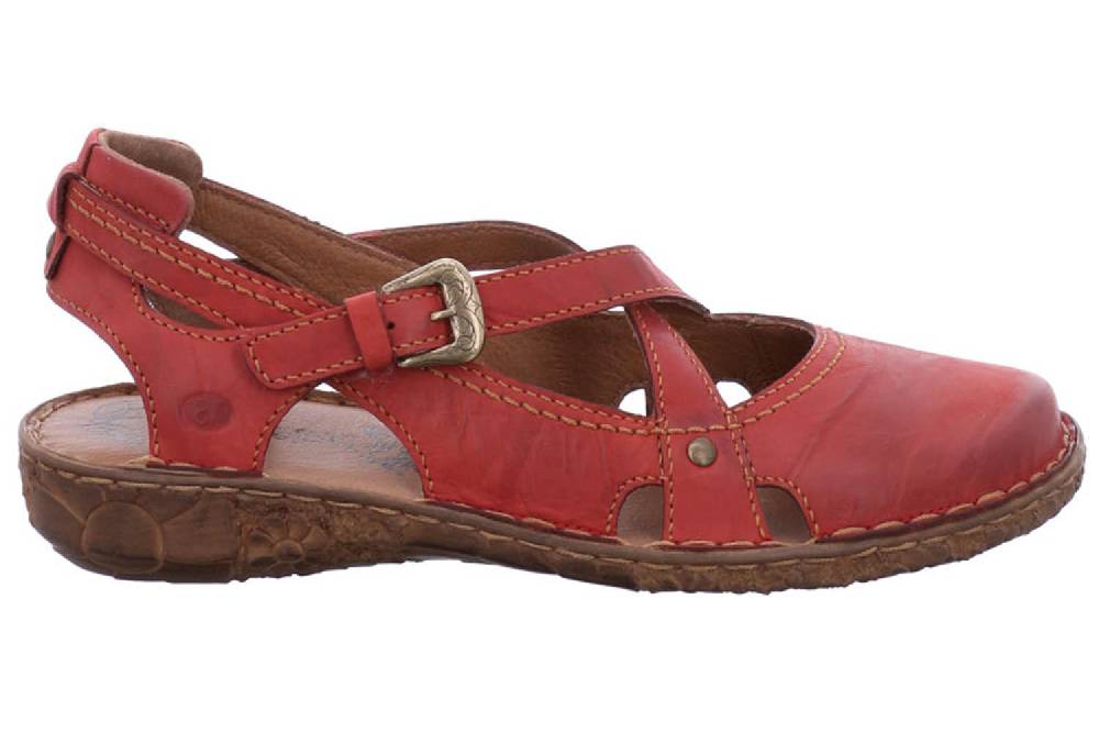 Josef Seibel Rosalie 13 Sandalen In Übergrößen Rot 79513 95 450 Große Damenschuhe