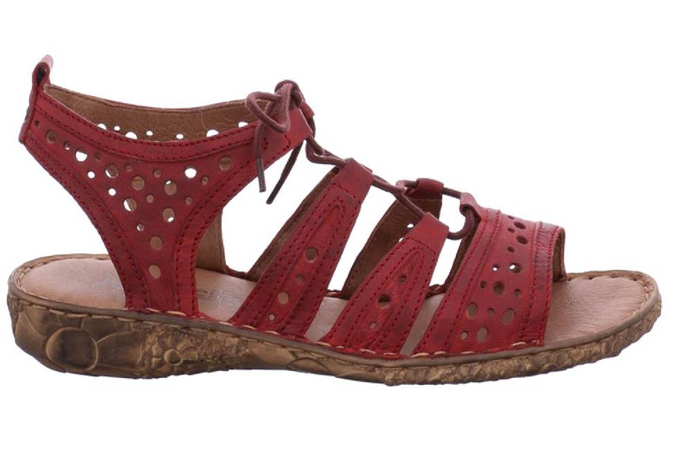 Josef Seibel Rosalie 15 Sandalen In Übergrößen Rot 79515 720 400 Große Damenschuhe