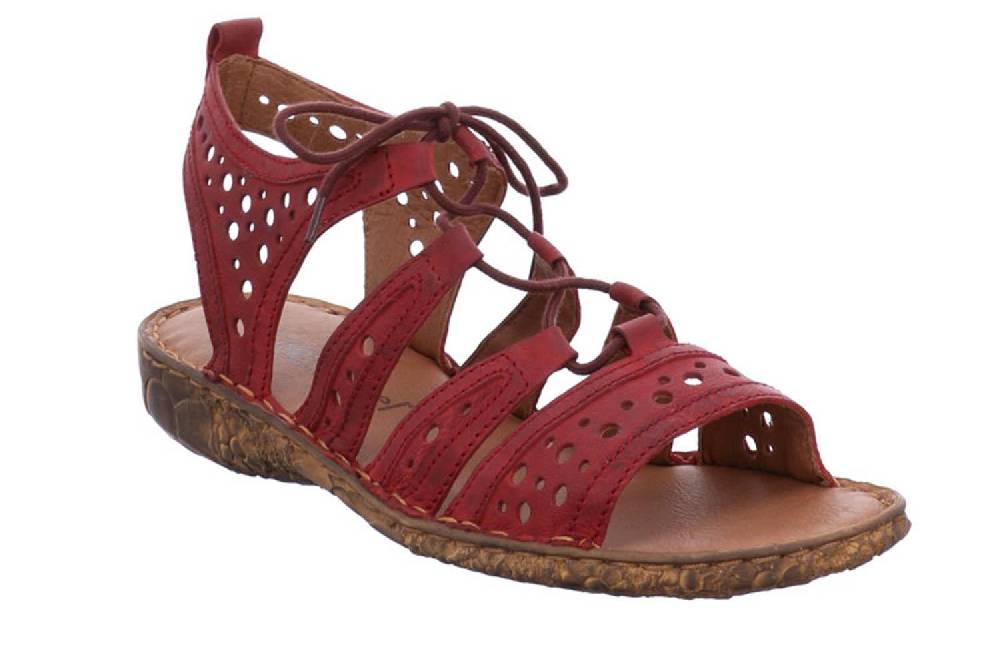 Josef Seibel Rosalie 15 Sandalen In Übergrößen Rot 79515 720 400 Große Damenschuhe