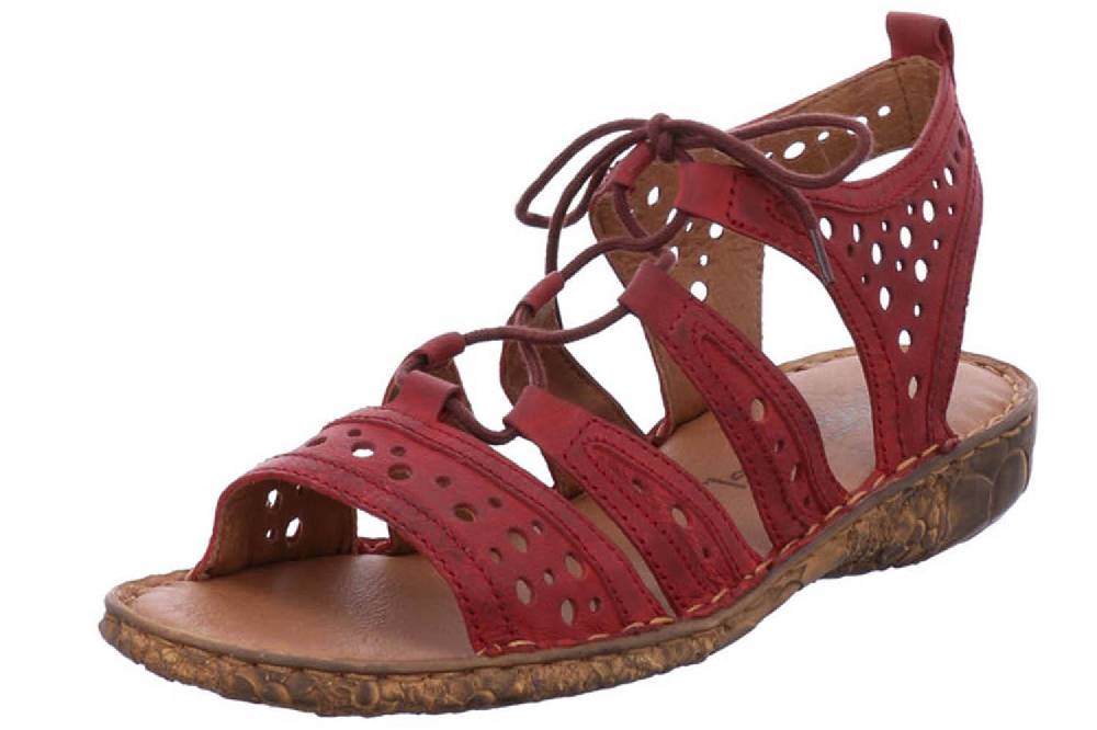 Josef Seibel Rosalie 15 Sandalen in Übergrößen Rot 79515 720 400 große Damenschuhe