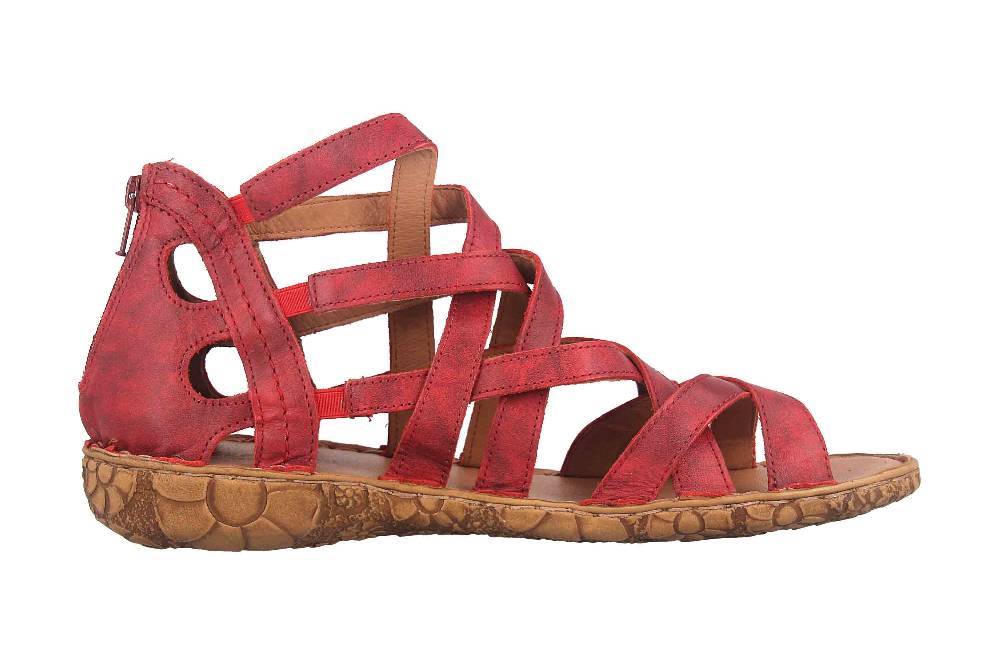 Josef Seibel Rosalie 17 Sandalen In Übergrößen Rot 79517 258 400 Große Damenschuhe