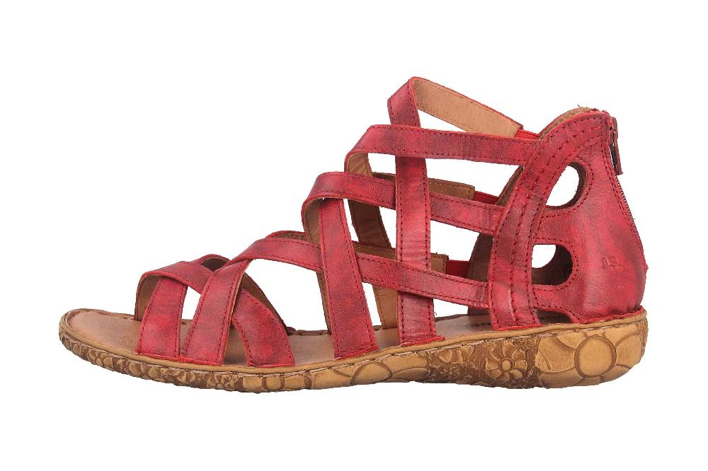 Josef Seibel Rosalie 17 Sandalen in Übergrößen Rot 79517 258 400 große Damenschuhe