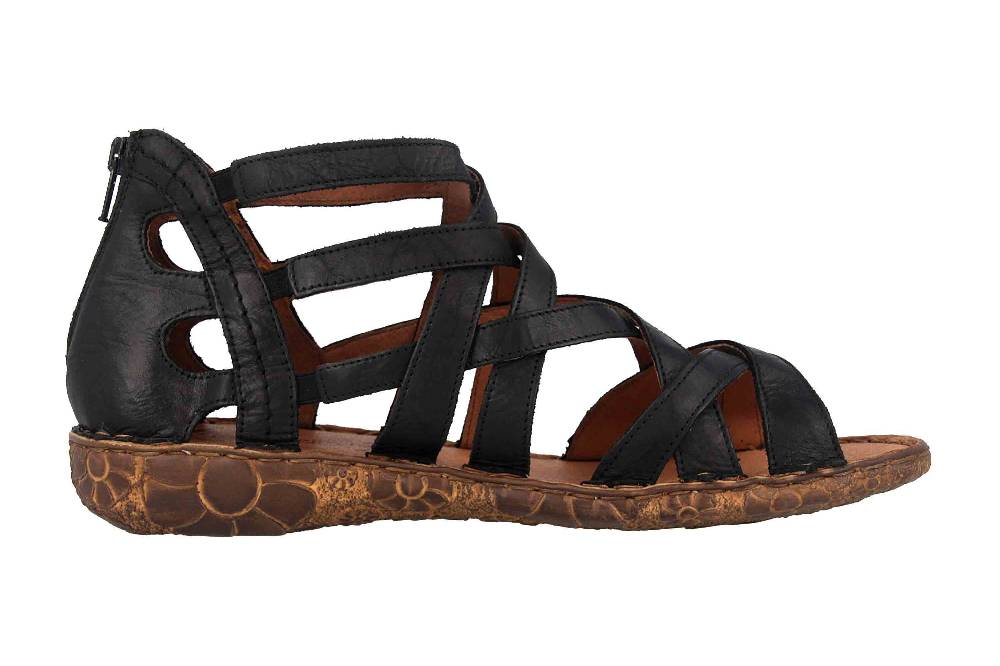 Josef Seibel Rosalie 17 Sandalen In Übergrößen Schwarz 79517 95 100 Große Damenschuhe