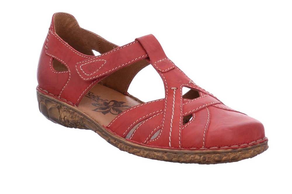 Josef Seibel Rosalie 29 Sandalen In Übergrößen Rot 79529 95 450 Große Damenschuhe