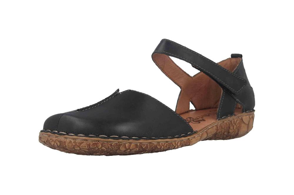 Josef Seibel Rosalie 42 Sandalen In Übergrößen Schwarz 79542 727 100 Große Damenschuhe