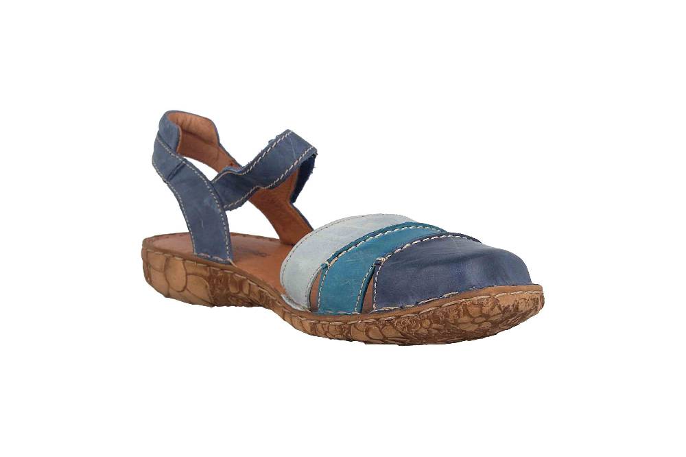 Josef Seibel Rosalie 44 Sandalen In Übergrößen Blau 79544 95 507 Große Damenschuhe