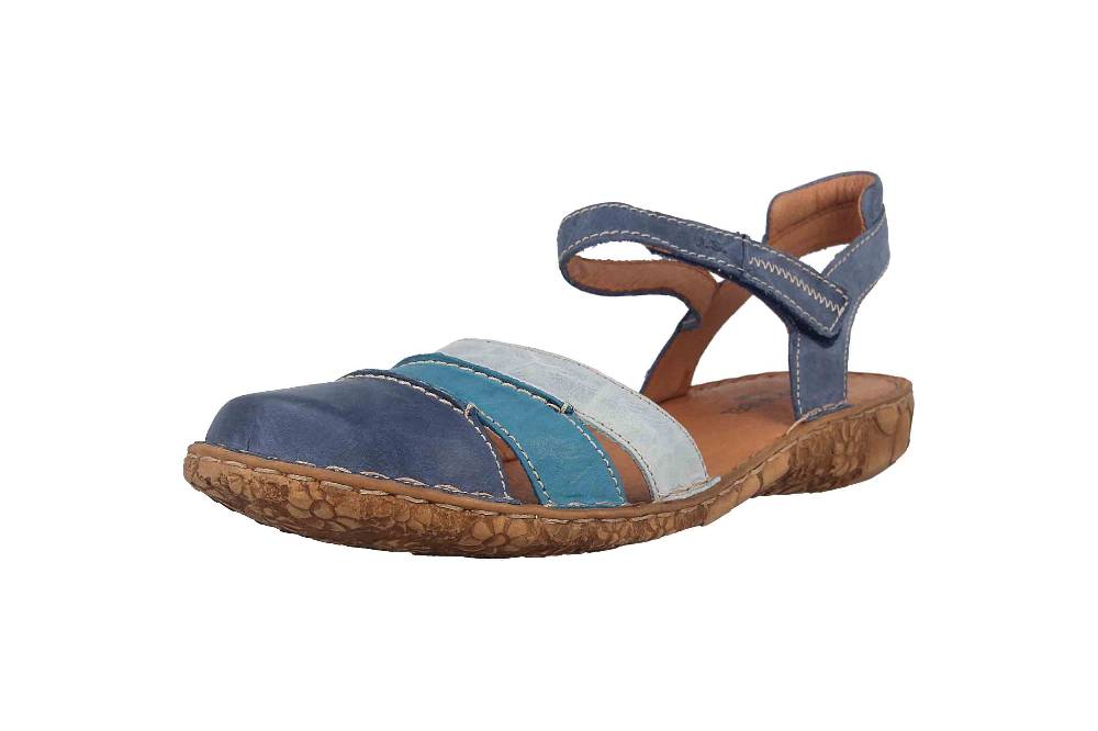 Josef Seibel Rosalie 44 Sandalen In Übergrößen Blau 79544 95 507 Große Damenschuhe