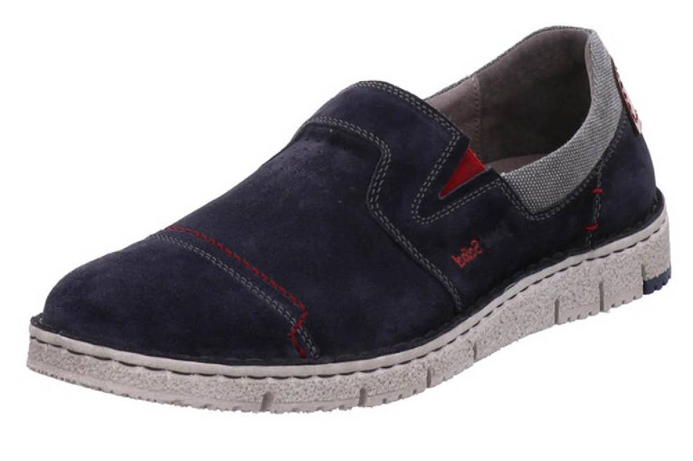 Josef Seibel Ruben 07 Slipper In Übergrößen Blau 47707 949 541 Große Herrenschuhe