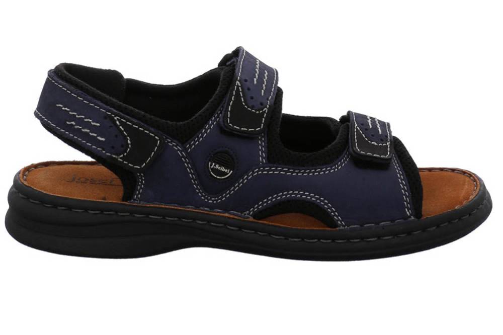 Josef Seibel Sandalen In Übergrößen Blau 10236 11 582 Große Herrenschuhe