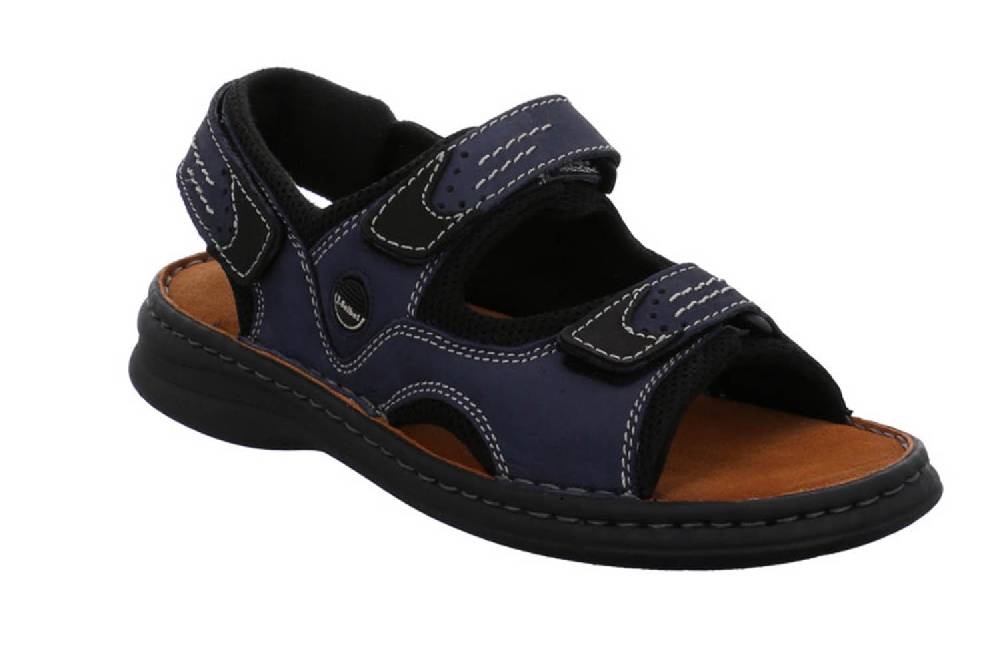 Josef Seibel Sandalen In Übergrößen Blau 10236 11 582 Große Herrenschuhe