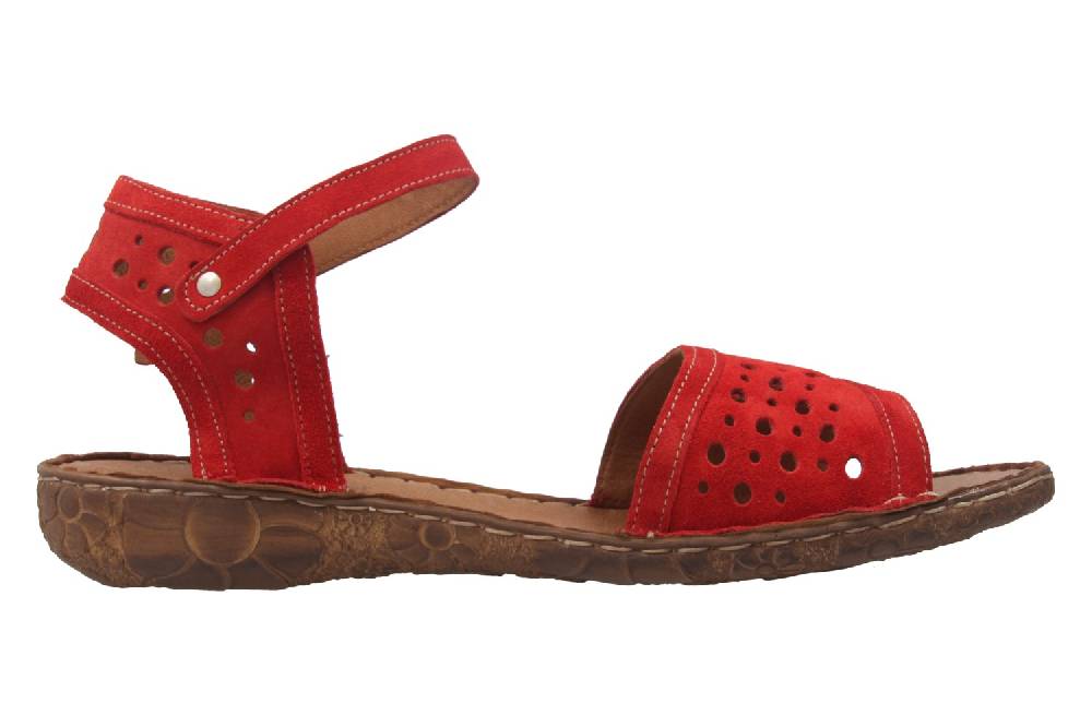 Josef Seibel Sandalen In Übergrößen Rot 79511 944 400 Große Damenschuhe