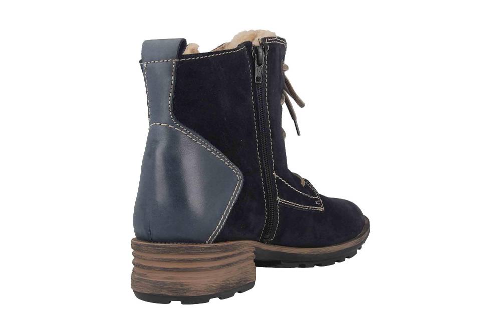 Josef Seibel Sandra 75 Stiefel In Übergrößen Blau 93897 PL949 540 Große Damenschuhe