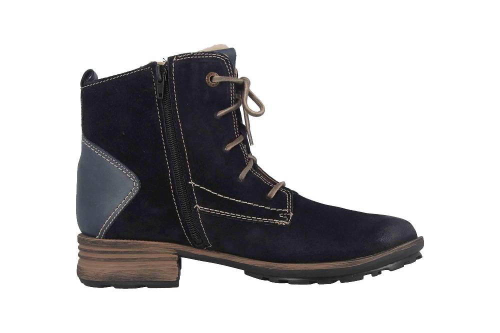 Josef Seibel Sandra 75 Stiefel In Übergrößen Blau 93897 PL949 540 Große Damenschuhe