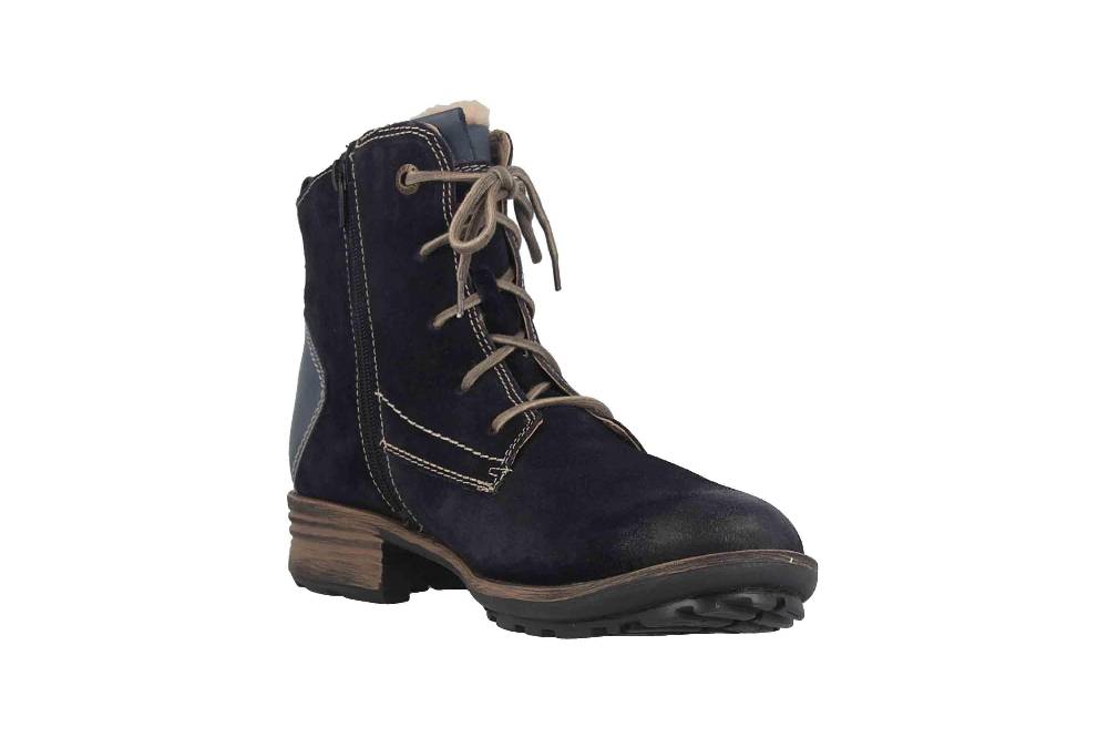 Josef Seibel Sandra 75 Stiefel In Übergrößen Blau 93897 PL949 540 Große Damenschuhe