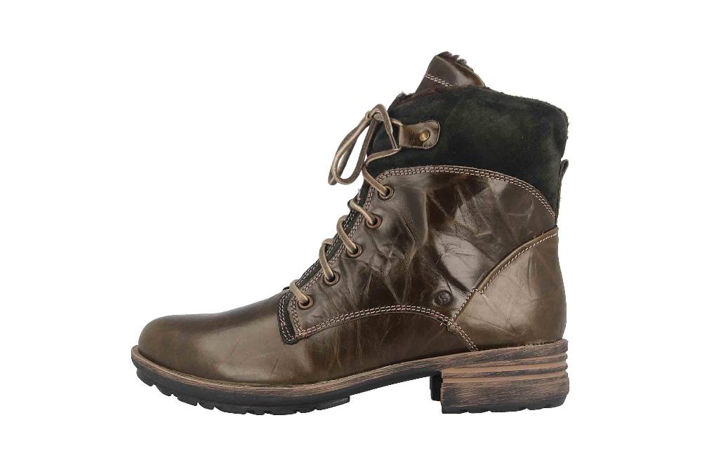 Josef Seibel Sandra 83 Boots in Übergrößen Grün 93883 PL88 630 große Damenschuhe