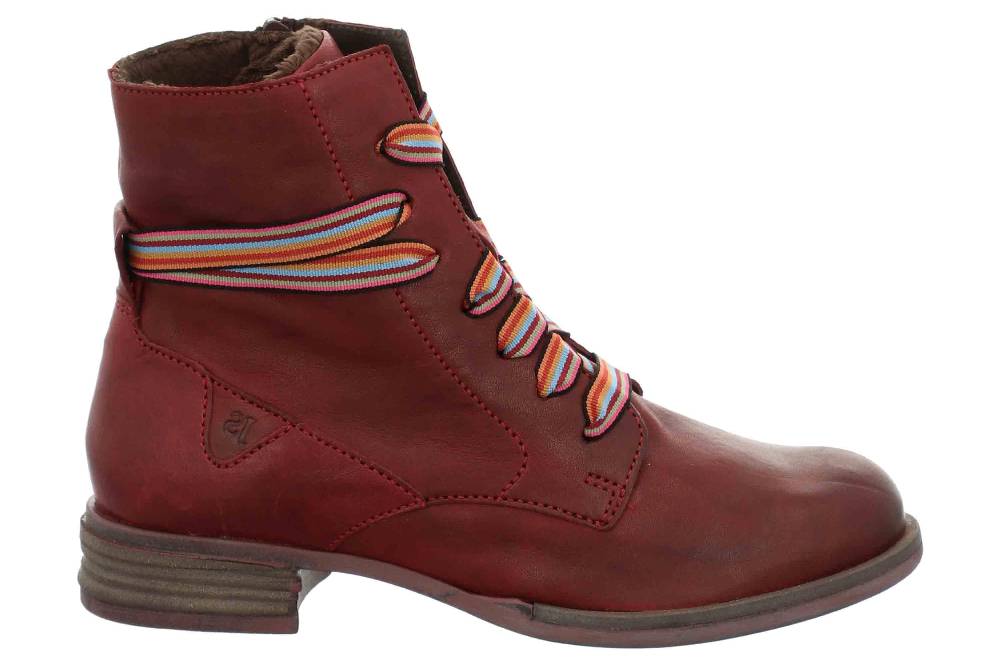 Josef Seibel Sanja 04 Stiefeletten In Übergrößen Rot 76504 VL160 410 Große Damenschuhe