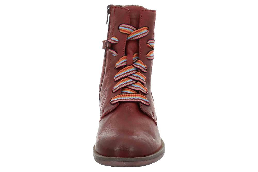 Josef Seibel Sanja 04 Stiefeletten In Übergrößen Rot 76504 VL160 410 Große Damenschuhe
