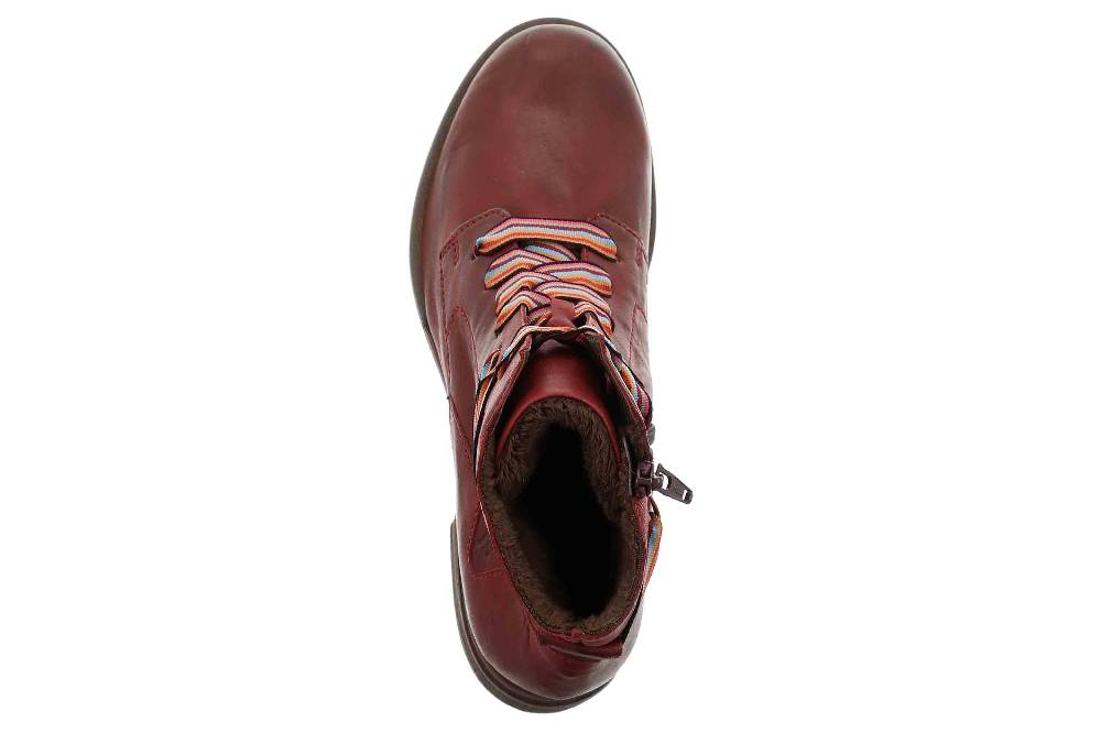 Josef Seibel Sanja 04 Stiefeletten In Übergrößen Rot 76504 VL160 410 Große Damenschuhe
