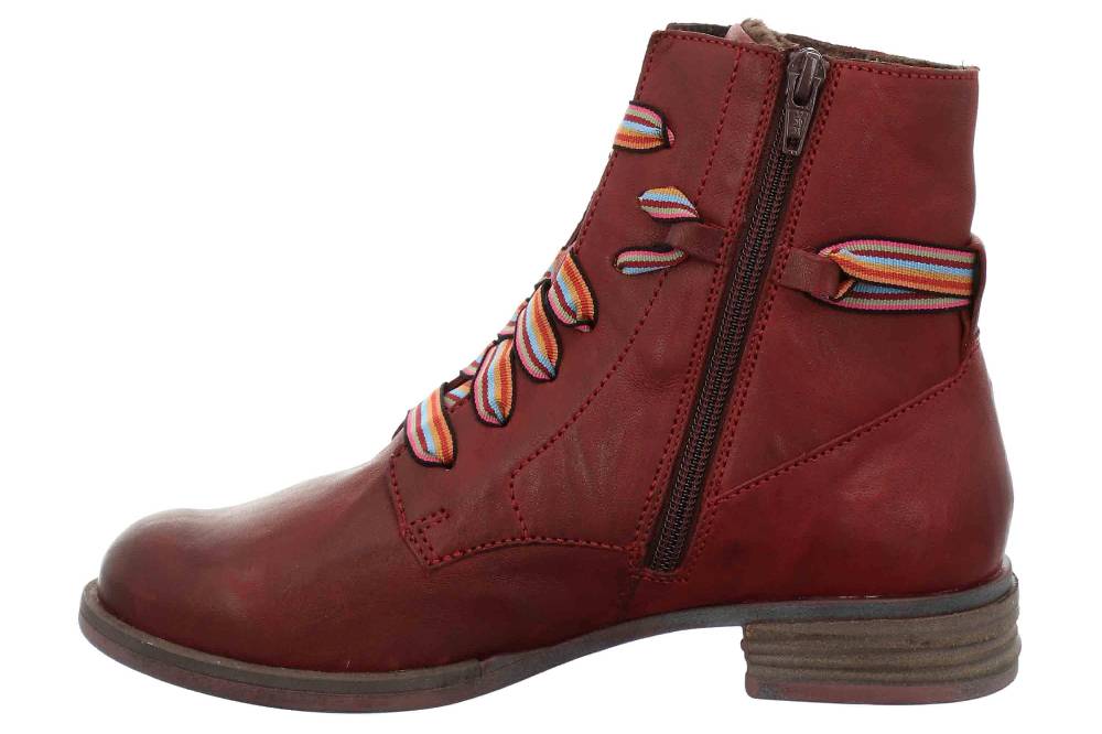 Josef Seibel Sanja 04 Stiefeletten in Übergrößen Rot 76504 VL160 410 große Damenschuhe