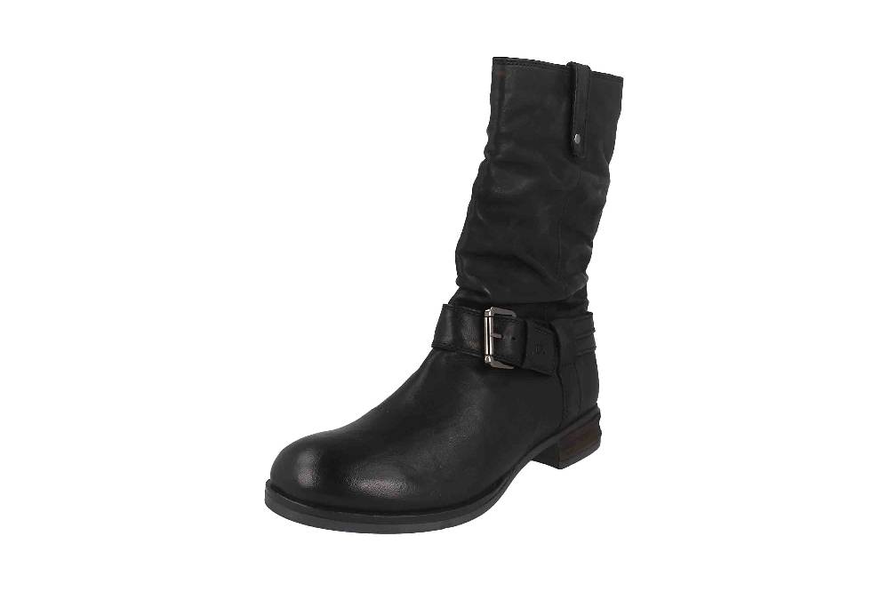 Josef Seibel Sanja 14 Stiefel In Übergrößen Schwarz 76514 MI160 100 Große Damenschuhe