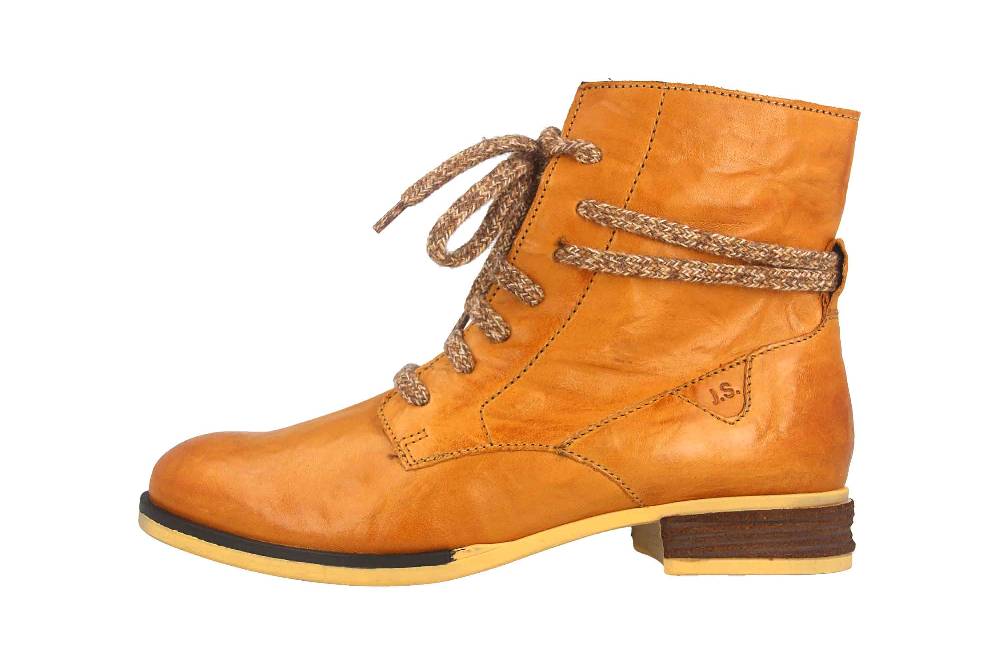 Josef Seibel Sanja 18 Stiefeletten in Übergrößen Gelb 76518 VL160 850 große Damenschuhe