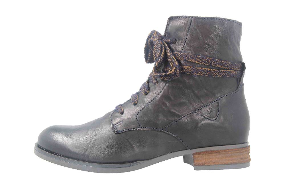 Josef Seibel Sanja 18 Stiefeletten in Übergrößen Blau 76518 VL160 530 große Damenschuhe