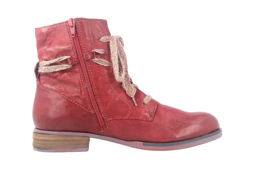 Josef Seibel Sanja 18 Stiefeletten In Übergrößen Rot 76518 VL160 410 Große Damenschuhe