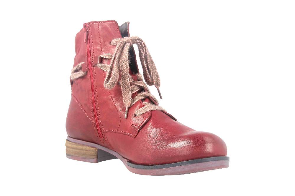Josef Seibel Sanja 18 Stiefeletten In Übergrößen Rot 76518 VL160 410 Große Damenschuhe
