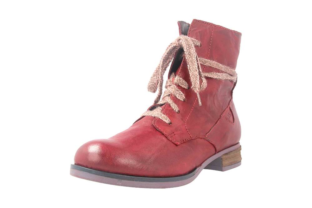 Josef Seibel Sanja 18 Stiefeletten In Übergrößen Rot 76518 VL160 410 Große Damenschuhe