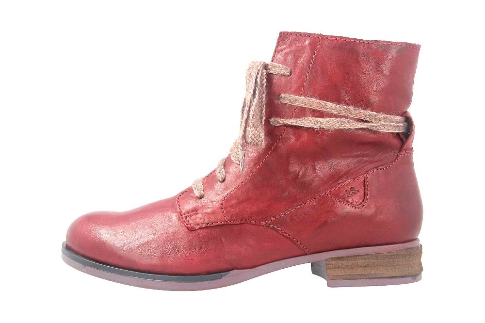 Josef Seibel Sanja 18 Stiefeletten in Übergrößen Rot 76518 VL160 410 große Damenschuhe