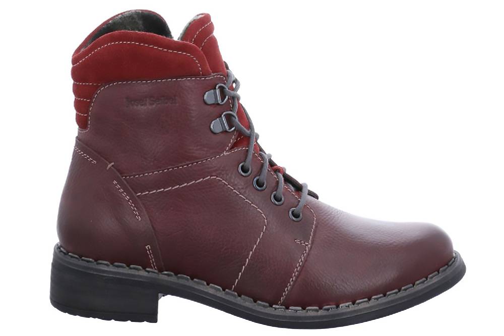 Josef Seibel Selena 12 Boots In Übergrößen Rot 97412 TE796 410 Große Damenschuhe