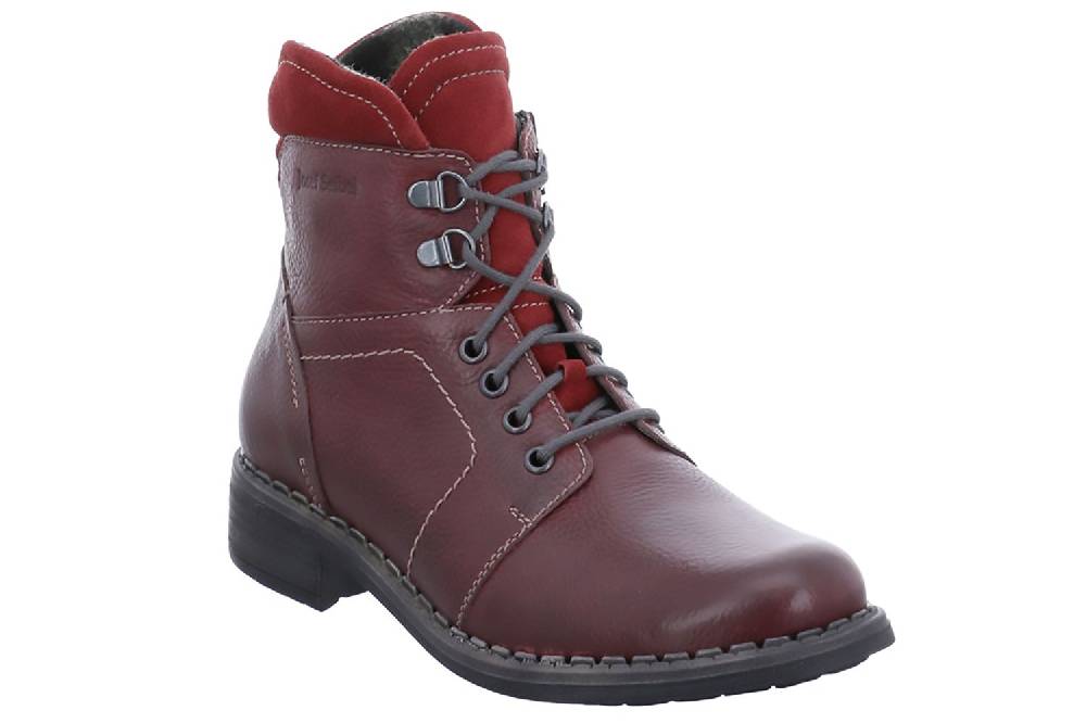 Josef Seibel Selena 12 Boots In Übergrößen Rot 97412 TE796 410 Große Damenschuhe