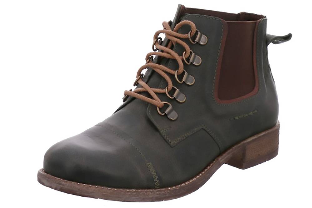 Josef Seibel Sienna 09 Boots in Übergrößen Grün 99609 MI720 631 große Damenschuhe