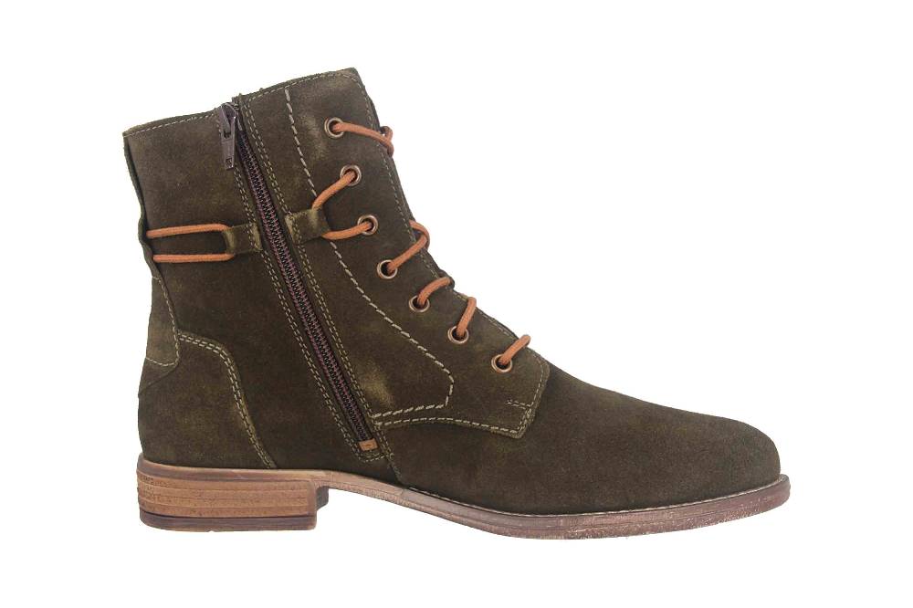Josef Seibel Sienna 70 Stiefeletten In Übergrößen Grün 99670 MI944 615 Große Damenschuhe