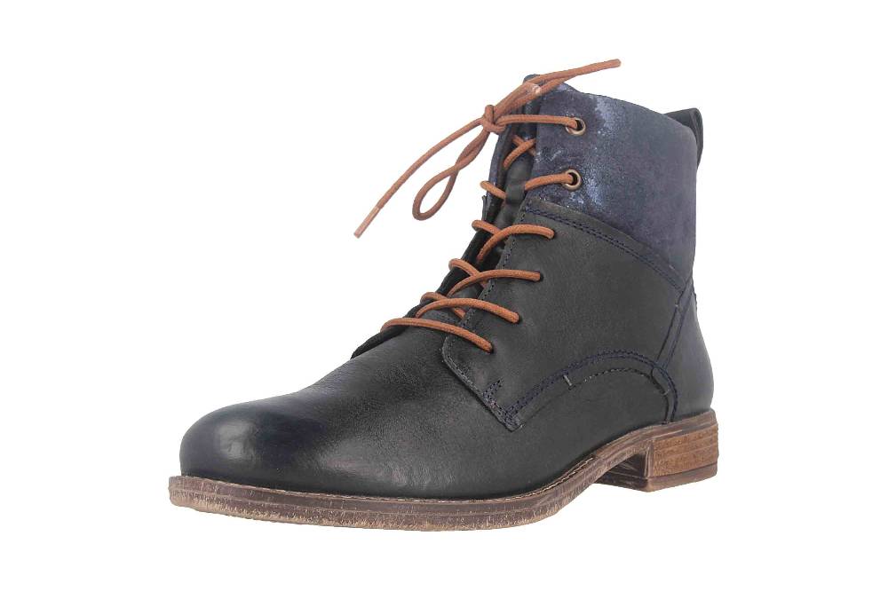 Josef Seibel Sienna 95 Stiefeletten In Übergrößen Blau 99695 MI001 530 Große Damenschuhe