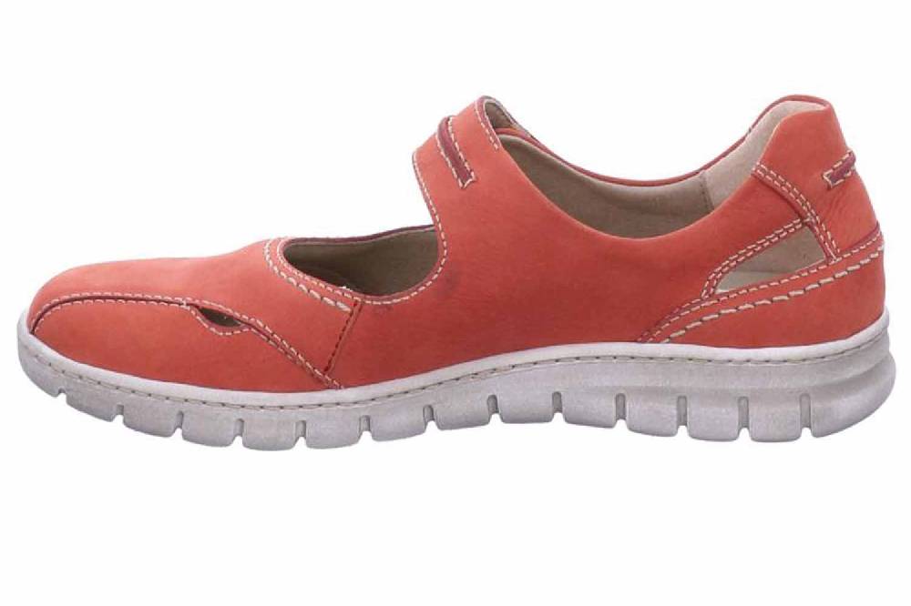 Josef Seibel Steffi 55 Halbschuhe in Übergrößen Rot 93155 558 401 große Damenschuhe