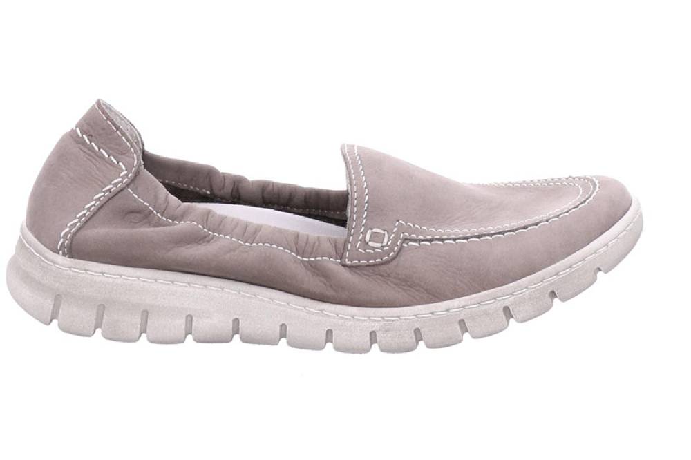 Josef Seibel Steffi 57 Slipper In Übergrößen Grau 93157 912 700 Große Damenschuhe