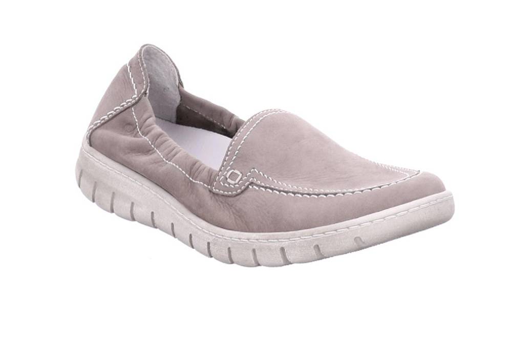 Josef Seibel Steffi 57 Slipper In Übergrößen Grau 93157 912 700 Große Damenschuhe
