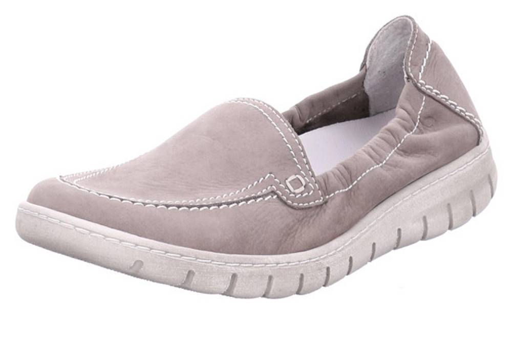 Josef Seibel Steffi 57 Slipper in Übergrößen Grau 93157 912 700 große Damenschuhe